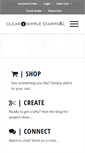 Mobile Screenshot of clearandsimplestampsonline.com